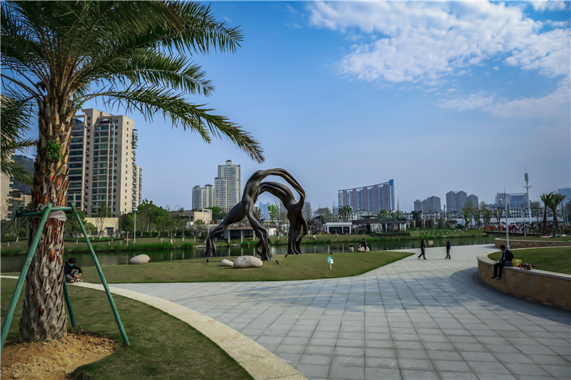 溫州中央綠軸北延——上陡門河沿岸景觀（黎明東路—甌江路段）